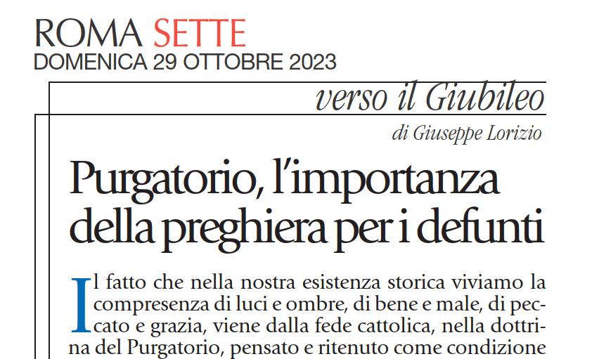Purgatorio, l’importanza della preghiera per i defunti – Pensare la Fede